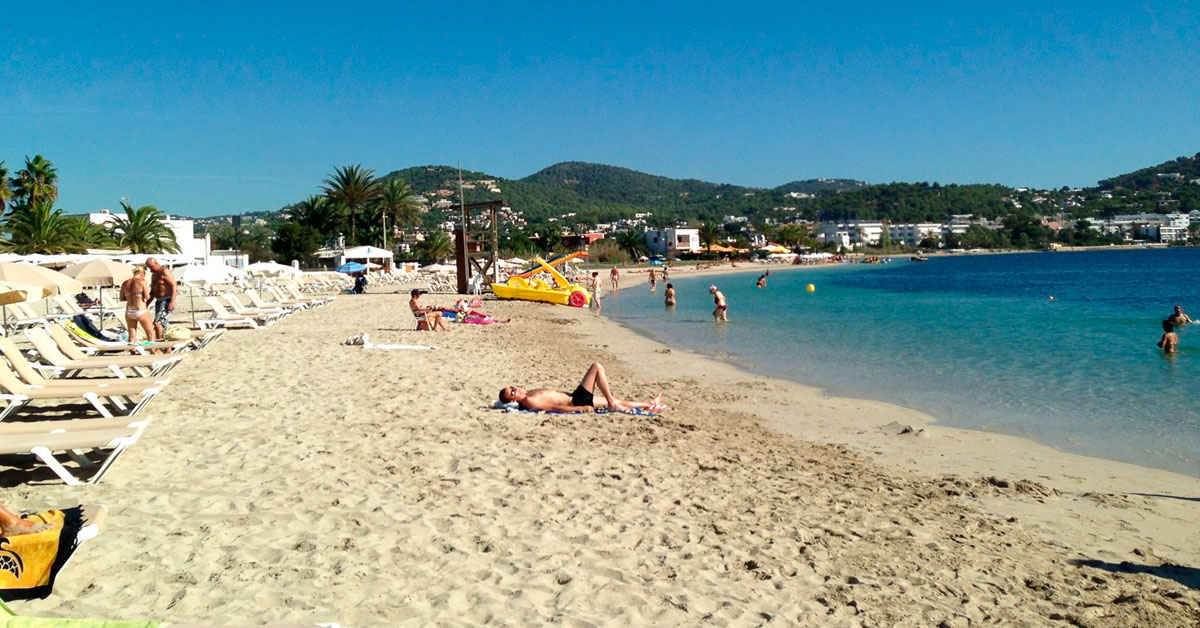 family beach ibiza talamanca