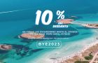 discount banner on boat Ibiza - Formentera